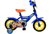 Paw Patrol the Movie Kinderfiets 10 Inch with Doortrapsysteem and Luchtvrije Banden in Blue and Yellow - Perfect First Bike for Boys Ages 2-4 - Officially Licensed Product - Available at Fitmarkt